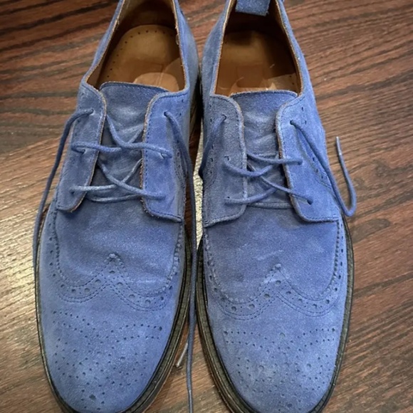 AMI Light Blue Suede Brogue (43) - Picture 1 of 4